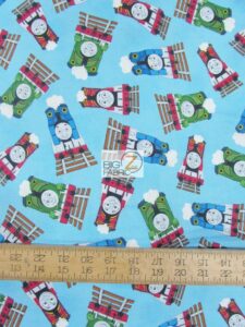 Thomas The Tank Characters Cotton fabric