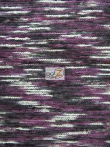 Mexican Poncho State Wool Fabric Purple