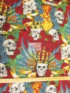 Skullduggery Alexander Henry Cotton Fabric