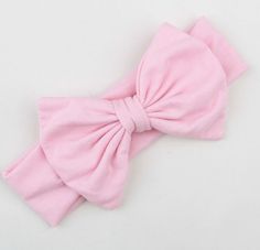 Solid Poly-cotton Hair Bow