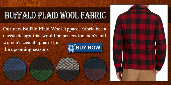Buffalo Plaid Wool Fabric