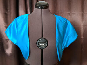 Easy Sewing Project: Simple Satin Bolero Jacket