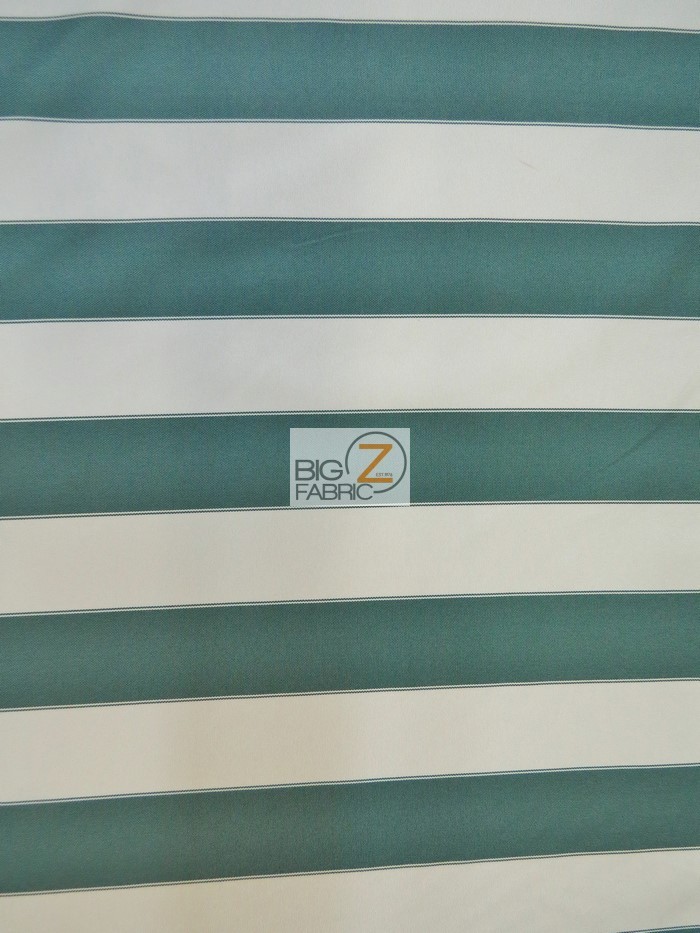 2 Tone Stripe Deck Canvas Outdoor Waterproof Fabric Hunter Green