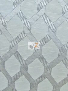 Lattice Drapery Polyester Fabric Linen