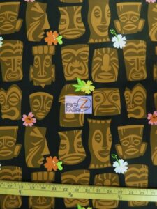 Alexander Henry Tahiti Tiki Cotton Fabric