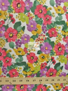 Bouquet Beauties Floral By Hoffman California Cotton Fabric