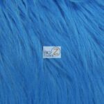 Grizzly Fake Fur Fabric Blue