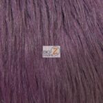 Grizzly Fake Fur Fabric Eggplant