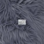 Grizzly Fake Fur Fabric Gray