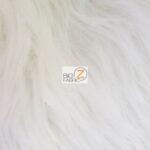 Grizzly Fake Fur Fabric Ivory