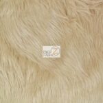 Grizzly Fake Fur Fabric Light Khaki
