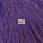 Grizzly Fake Fur Fabric Purple