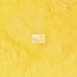 Grizzly Fake Fur Fabric Yellow