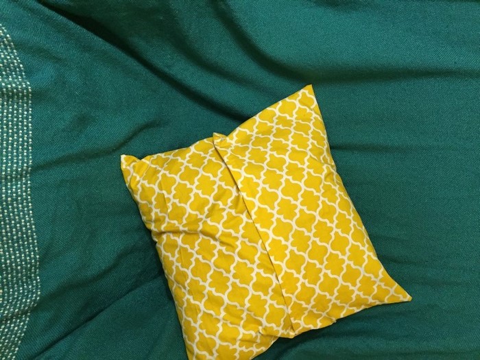 DIY Envelope Pillow Cover Back