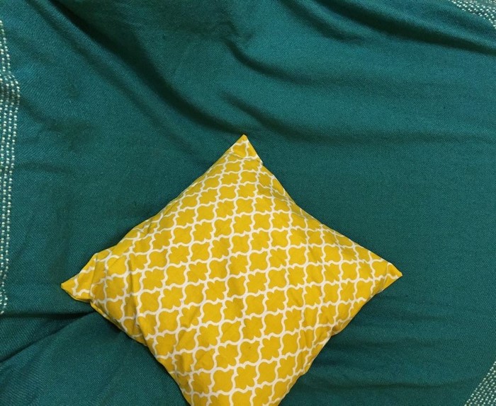 DIY Envelope Pillow Cover Front