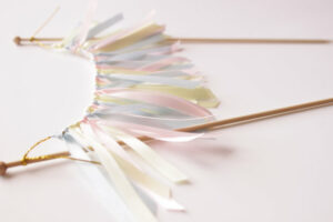 Silk Fabric Cake Bunting