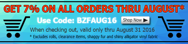 Big Z Fabric August Discount