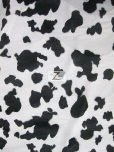 Cow Velboa Fabric
