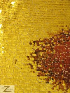 Drop Sequin Fabric Gold