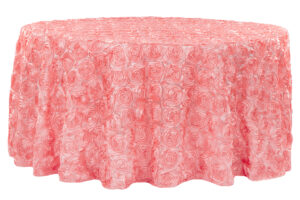 Wedding Rosette Taffeta Tablecloth
