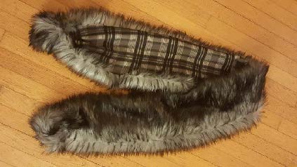 winter fur scarf