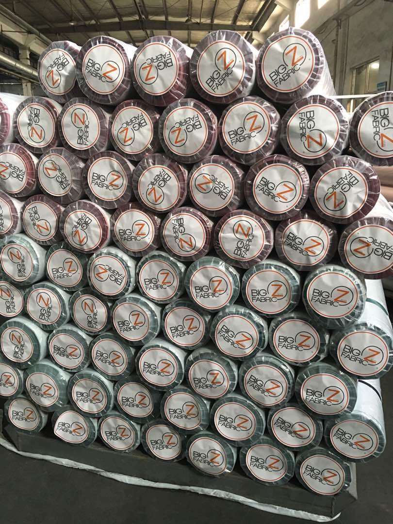 rolls of fabric